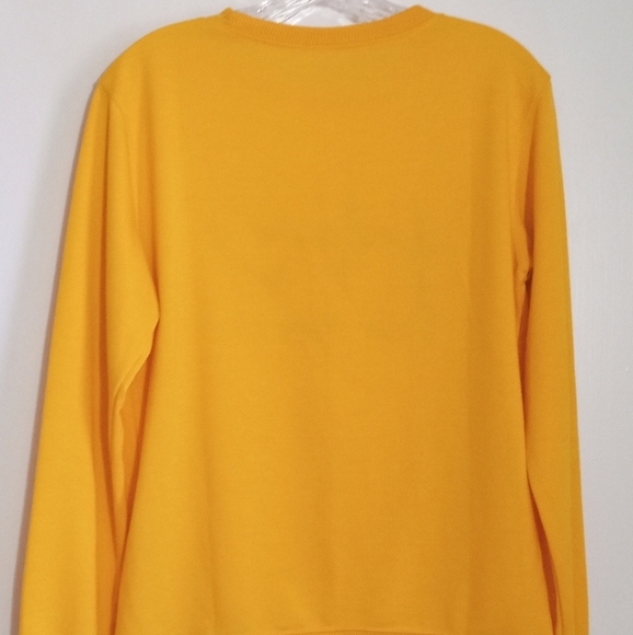 Crew neck lightweight graphic sweater women's size large EUC - Picture 3 of 4